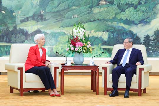 李强会见欧洲中央银行行长拉加德
